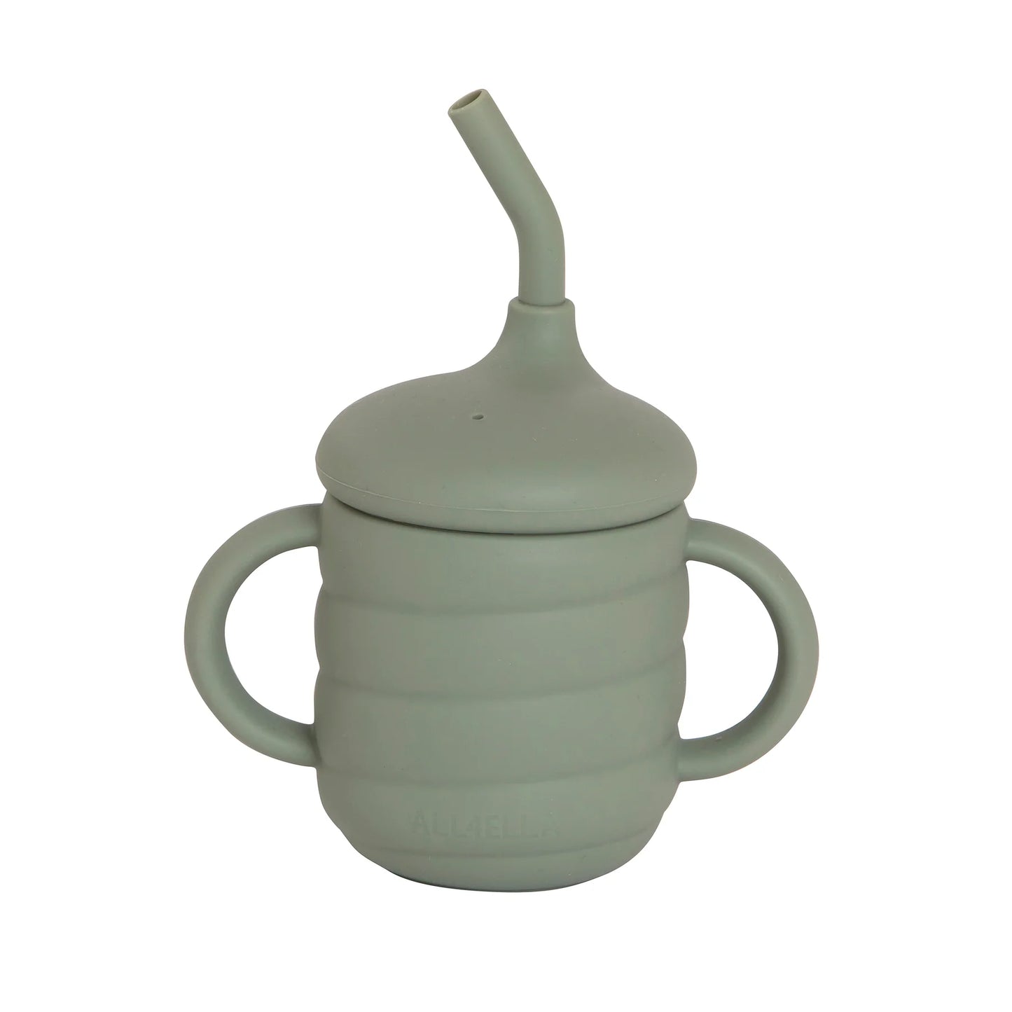 all4ella Silicone Sippy Cup with Straw