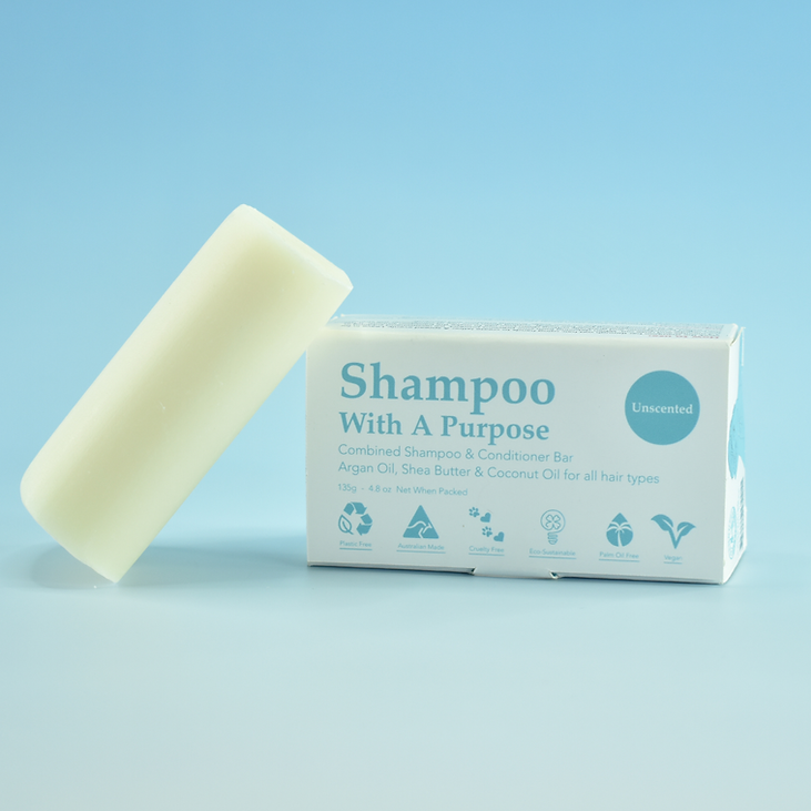 Shampoo with a Purpose Shampoo & Conditioner Bar (Unscented)
