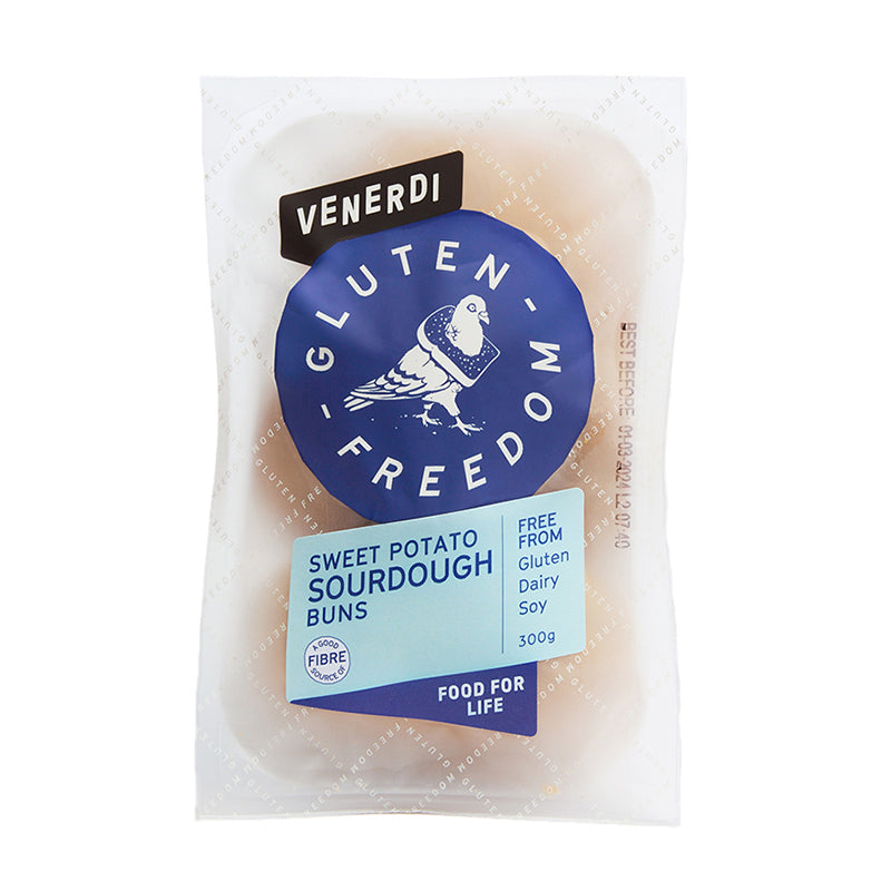 Gluten Freedom Sweet Potato Sourdough Buns