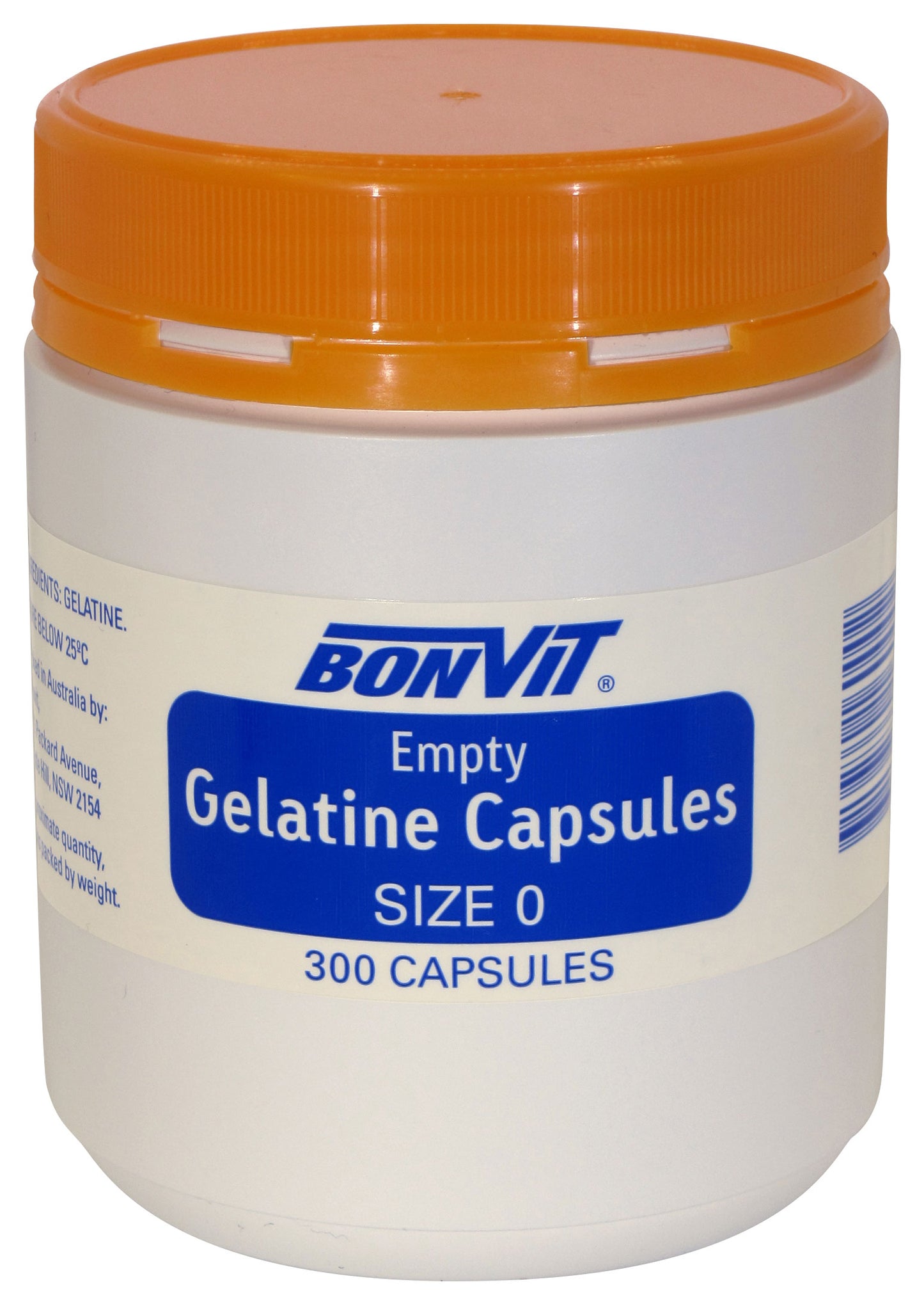Bonvit Empty Gelatine 'O' Size