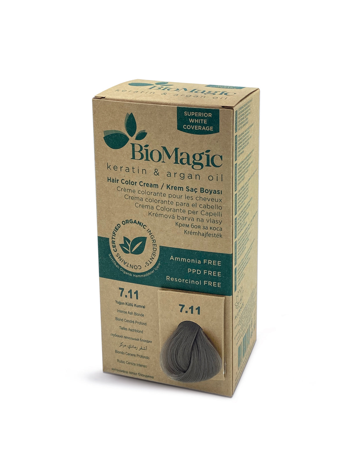 Bio Magic Hair Colour Intense Ash Blonde 7.11