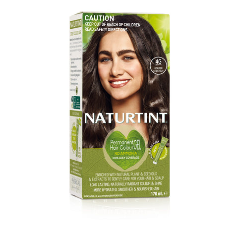 NaturTint Permanent Hair Colour Golden Chestnut 4G NaturTint Permanent Hair Colour Golden Chestnut 4G
