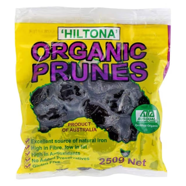 Prunes Hiltona Organic Prunes (Medium)