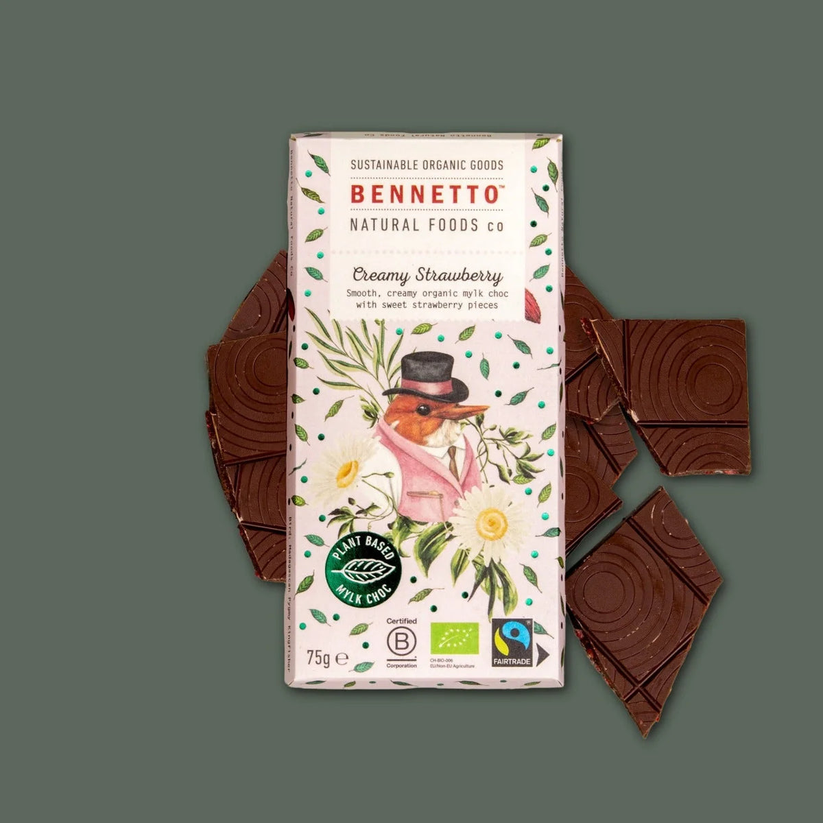 Bennetto Creamy Strawberry Mylk Chocolate