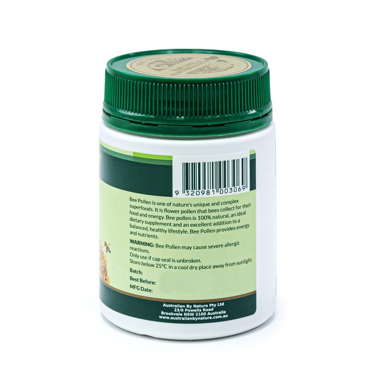 Australian By Nature Bee Pollen Capsules (500mg)