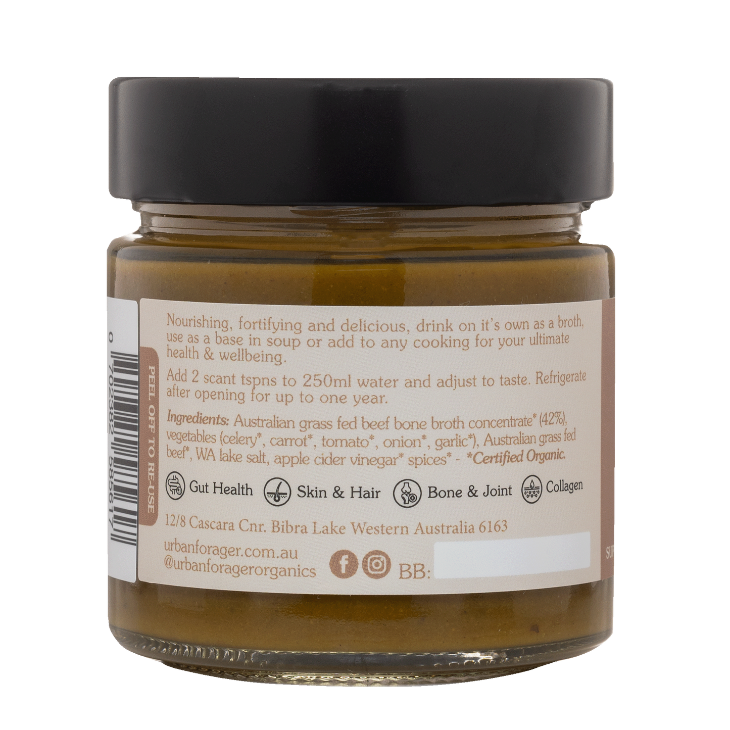 Urban Forager Organic Beef Bone Broth Concentrate