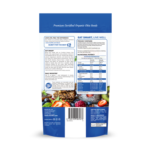Morlife Chia Seeds + Probiotic & Vitamin D Morlife Chia Seeds + Probiotic & Vitamin D