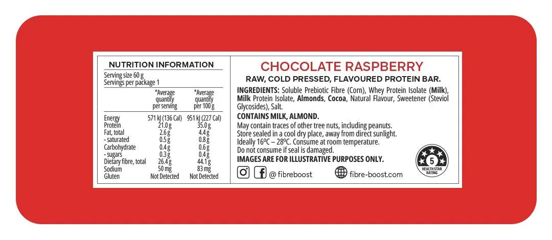 Fibre Boost Chocolate Raspberry Flavour