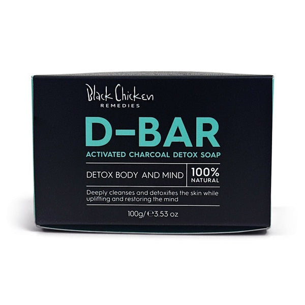 Black Chicken Remedies D-Bar Activated Charcoal Detox Soap