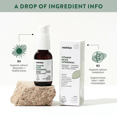 Melrose Vitamin D3-K2 Liposomal