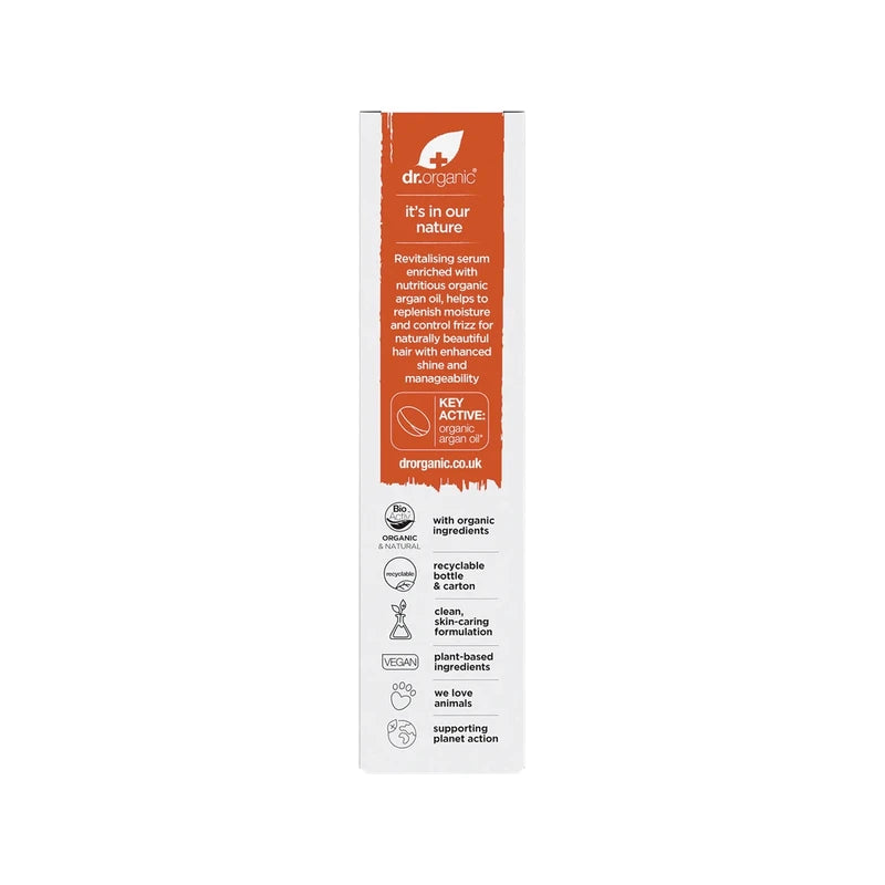Dr Organic Hair Treatment Serum Organic Moroccan Argan Oil