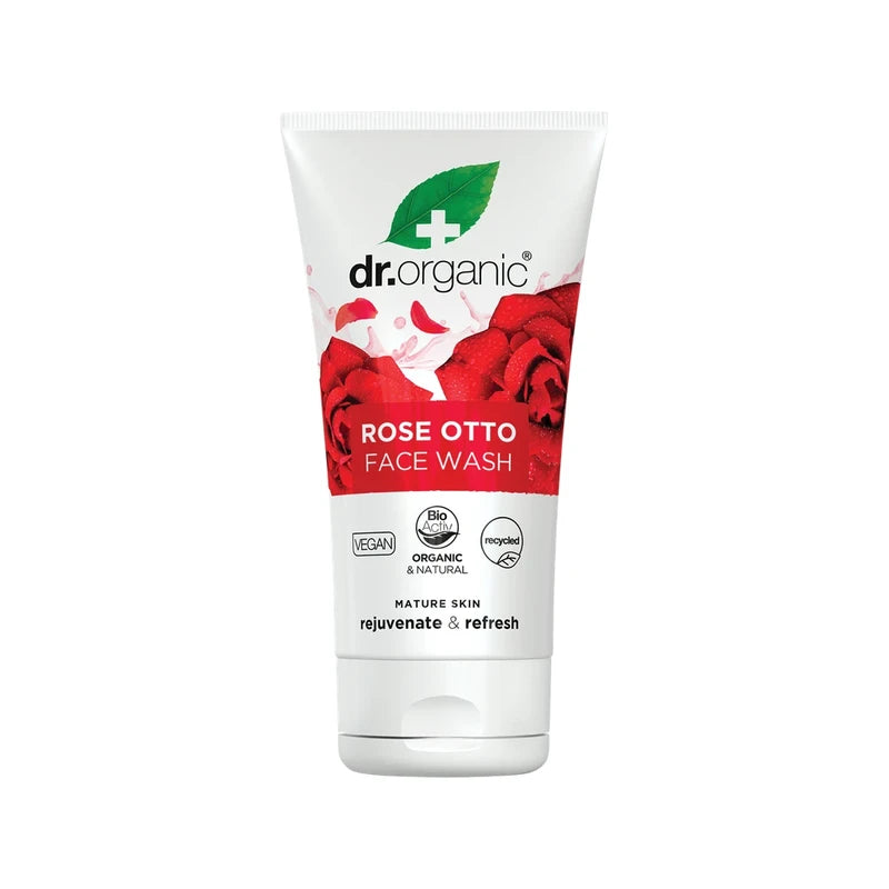 Dr Organic Creamy Face Wash Organic Rose Otto