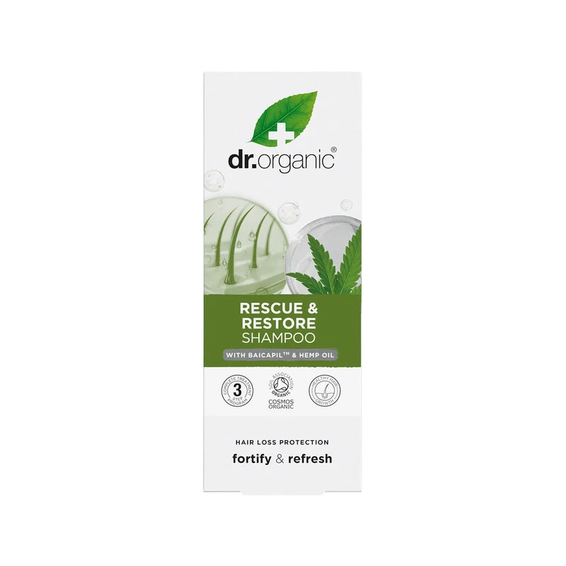 Dr Organic Rescue & Restore Shampoo Organic Hemp Oil