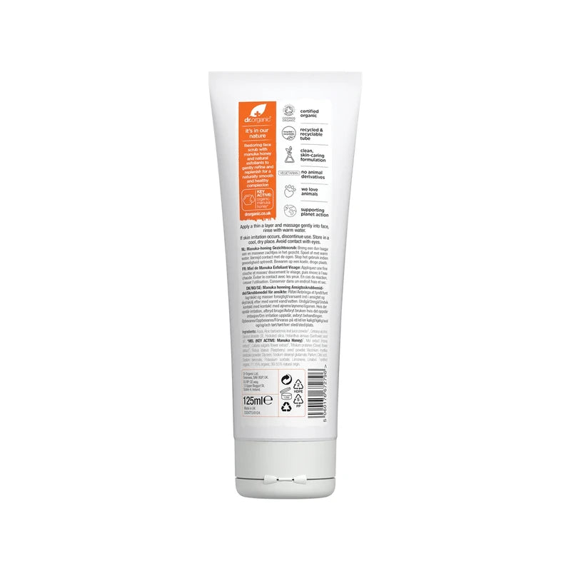 Dr Organic Face Scrub Organic Manuka Honey