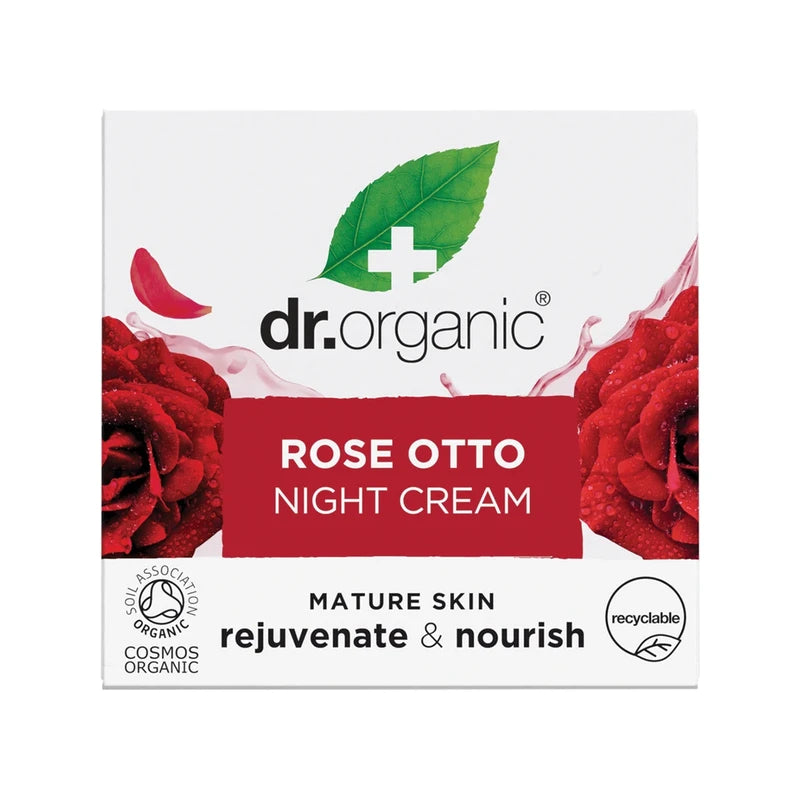 Dr Organic Night Cream Organic Rose Otto