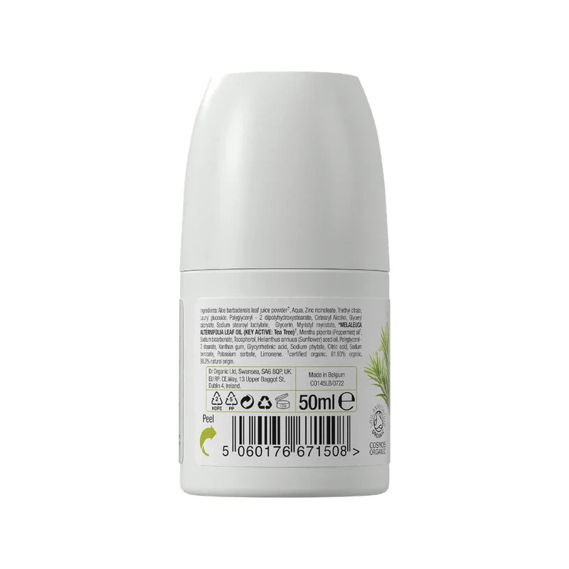 Dr Organic Roll-on Deodorant Organic Tea Tree