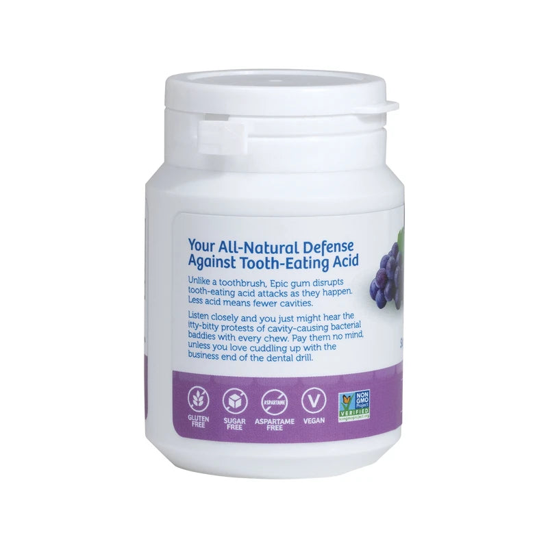 Epic Xylitol Chewing Gum Grape