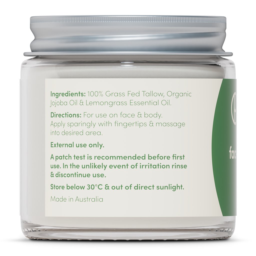 Handmaid Whipped Tallow Face and Body Balm Lemongrass