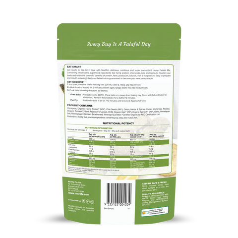 Morlife Hemp Falafel Mix Morlife Hemp Falafel Mix