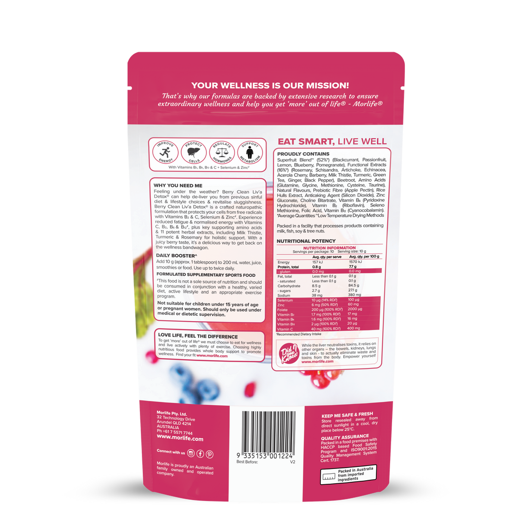 Morlife Berry Clean Liva Detox