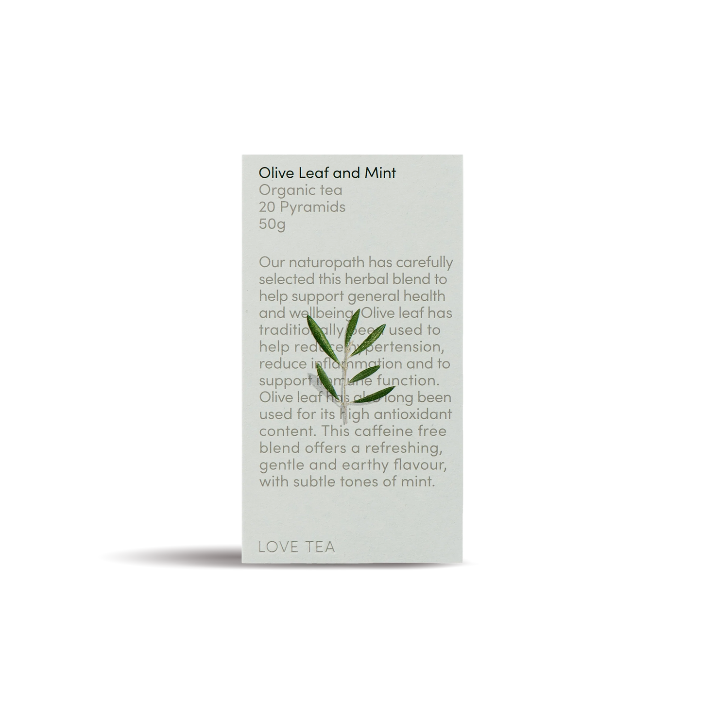 Love Tea Olive Leaf and Mint