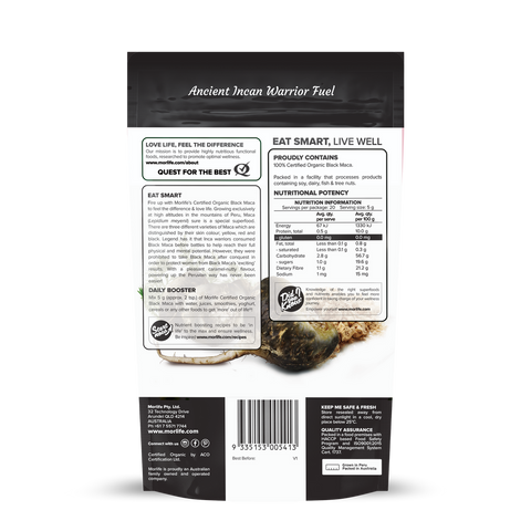 Morlife Certified Organic Maca Black Powder Morlife Certified Organic Maca Black Powder