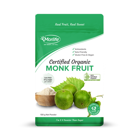 Morlife Monk Fruit Certified Organic Powder Morlife Monk Fruit Certified Organic Powder