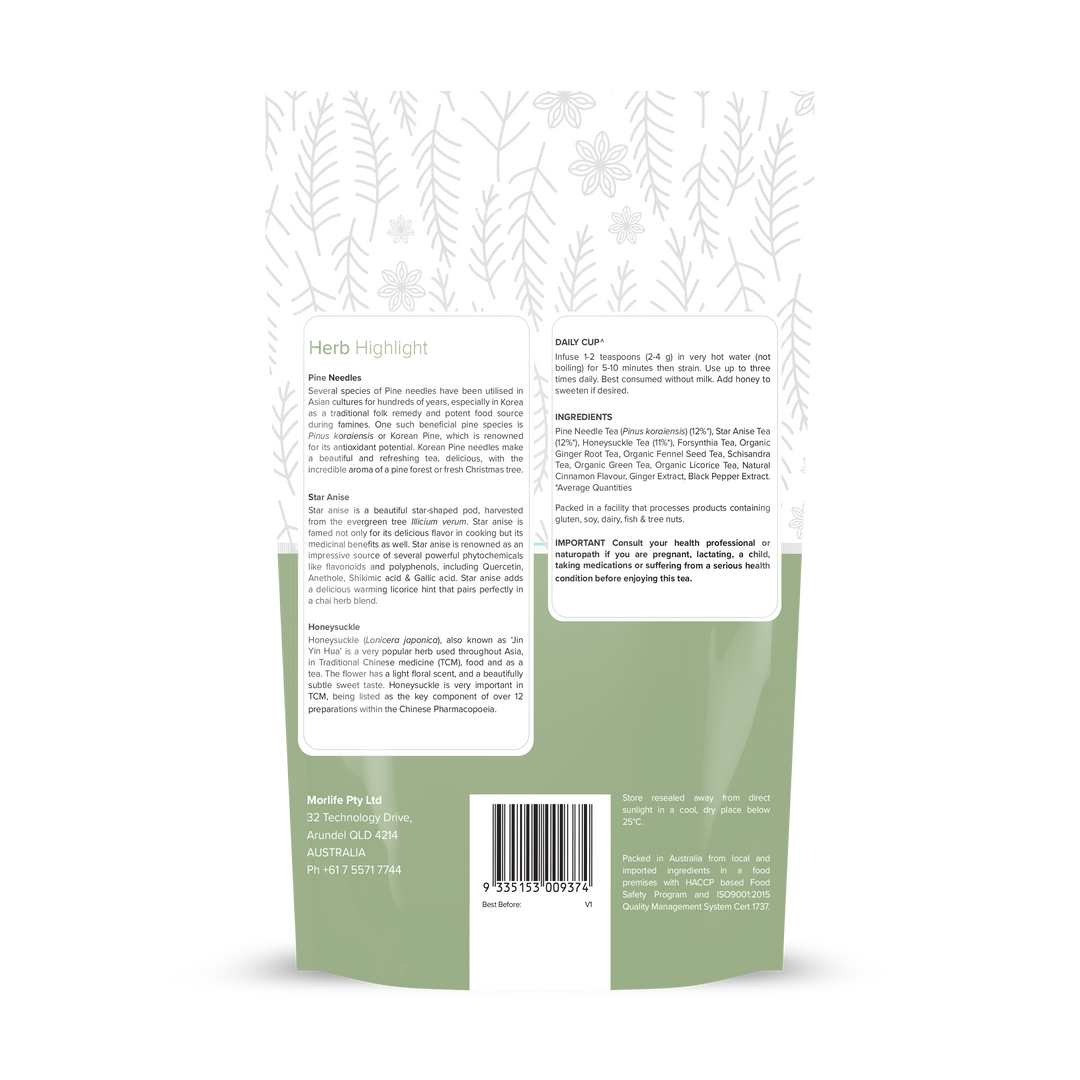 Morlife Pine Needle Fusion Tea (Pine Spiced Chai)