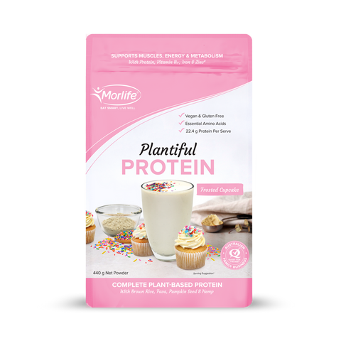 Morlife Plantiful Protein Frosted Cupcake Morlife Plantiful Protein Frosted Cupcake