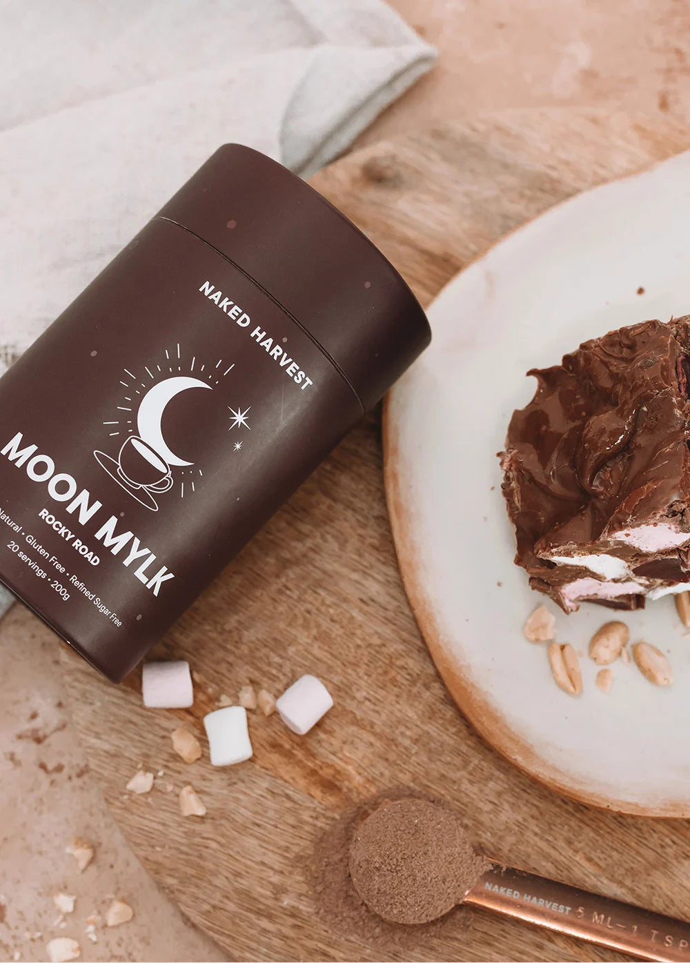 Naked Harvest Rocky Road Moon Mylk