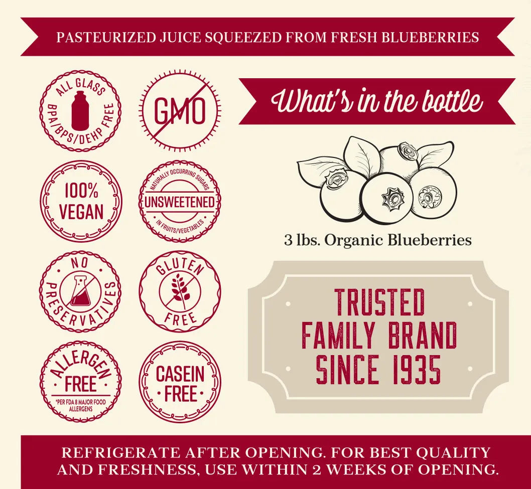 Lakewood Juice Organic Blueberry