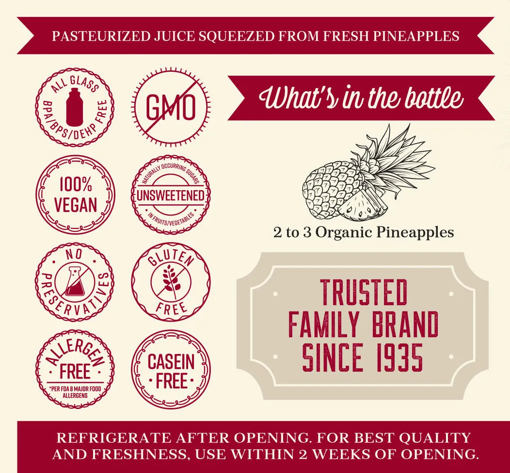 Lakewood Juice Organic Pineapple