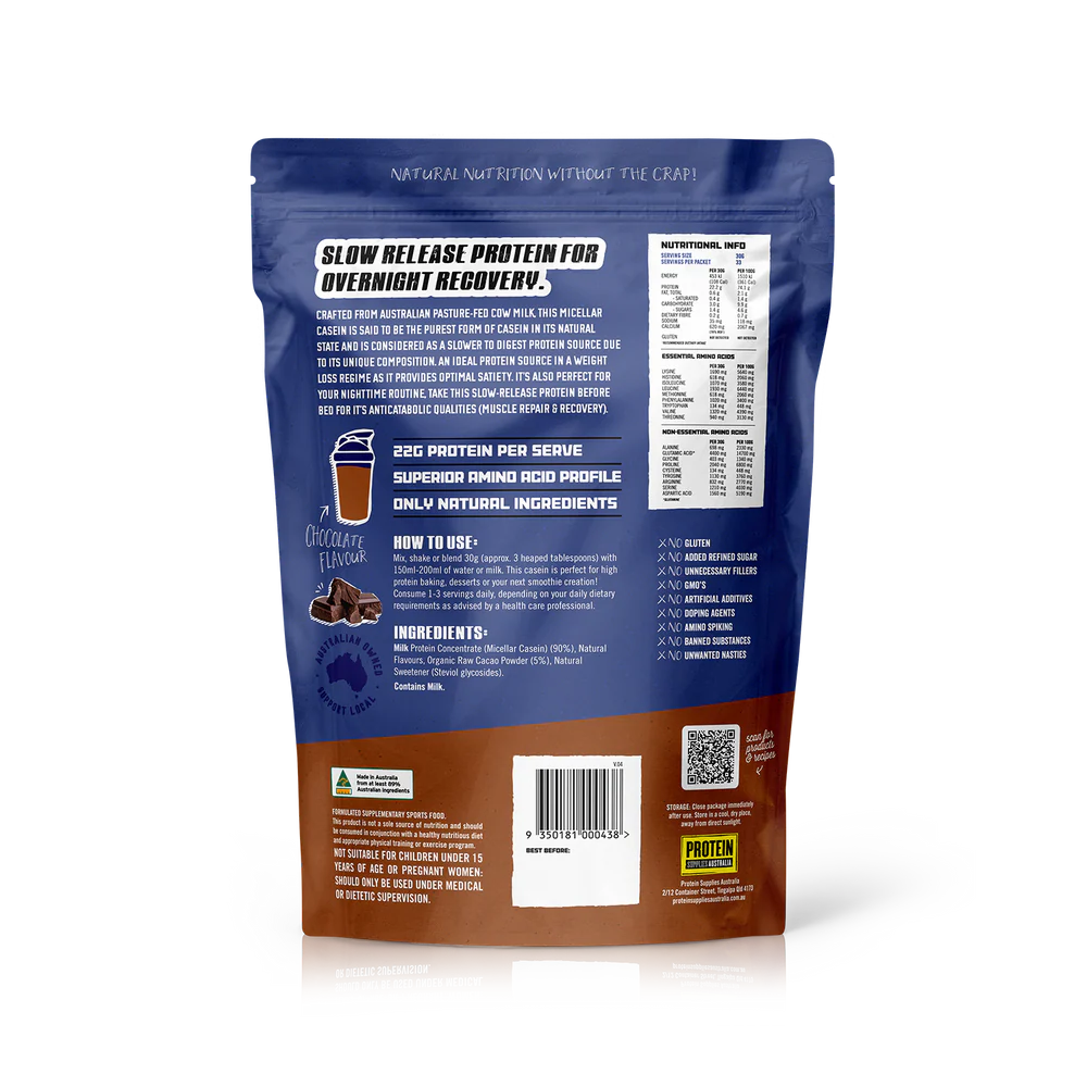Protein Supplies Aust. Micellar Casein Protein (Chocolate)