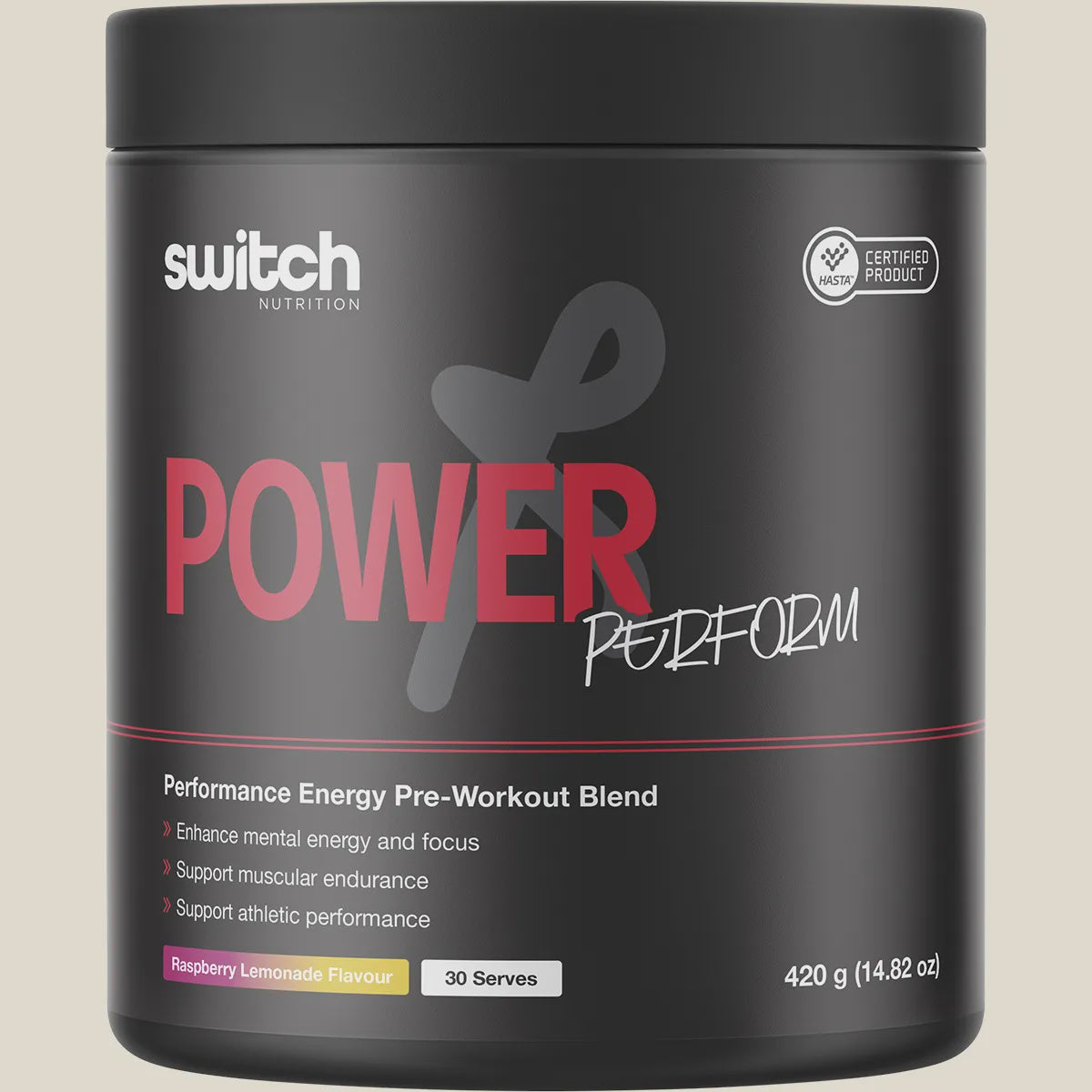 Switch Perform Power Pre-Workout Blend Raspberry Lemonade