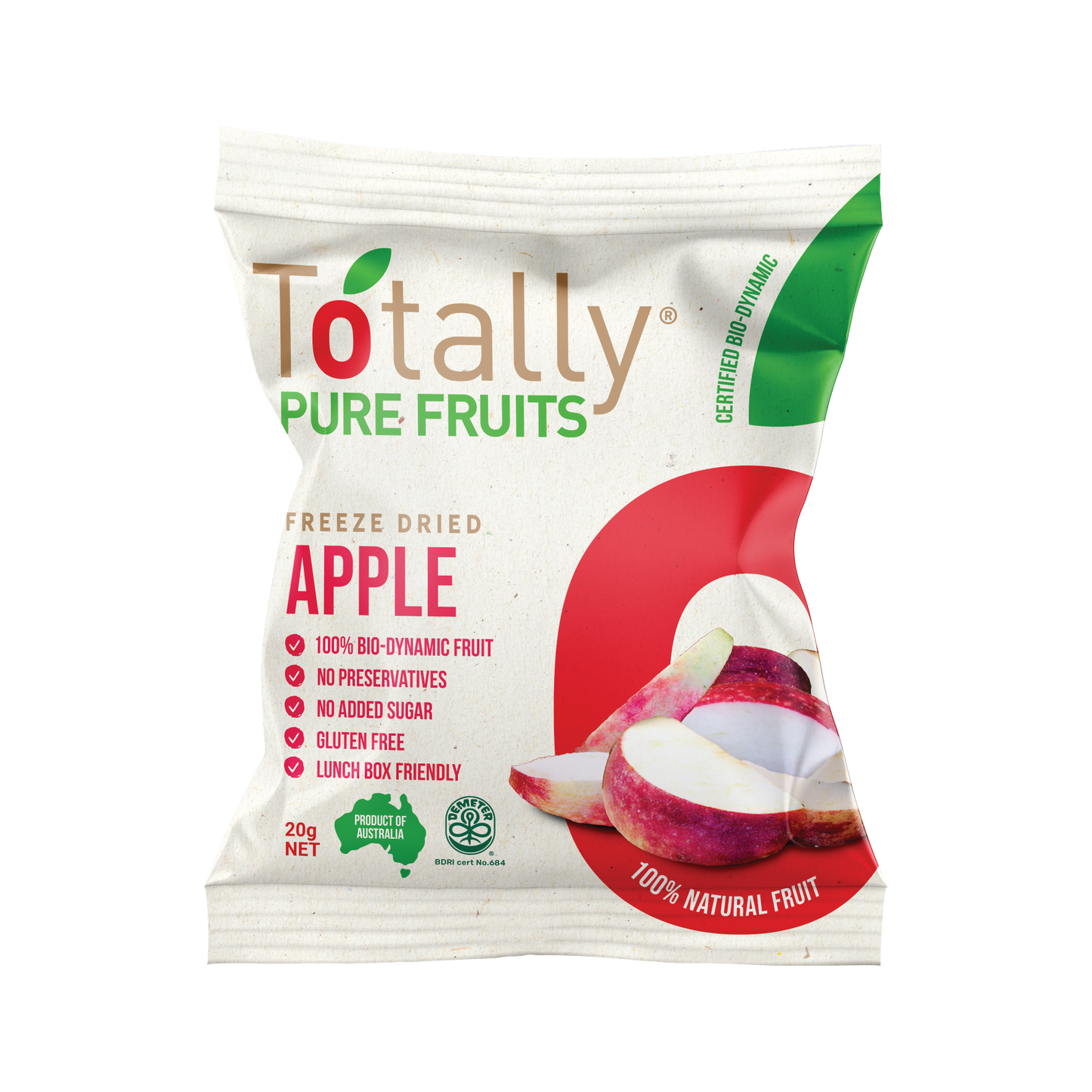 Totally Pure Fruits Freeze Dried Apple