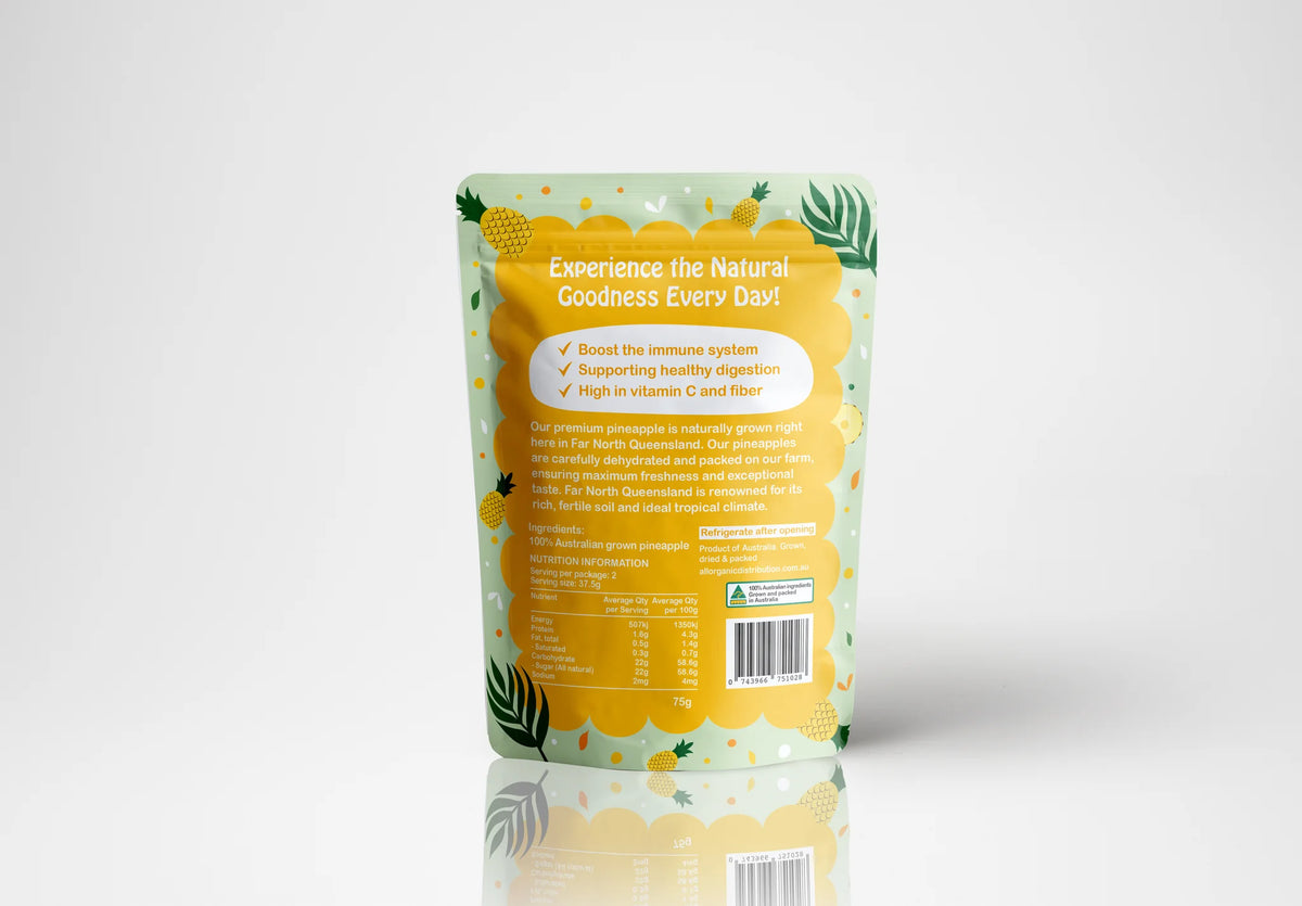 Andrew's Aussie Fruit Australian Dried Pineapple