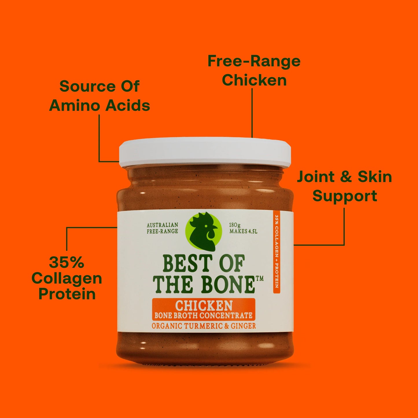 Best of the Bone Chicken Bone Broth Turmeric & Ginger