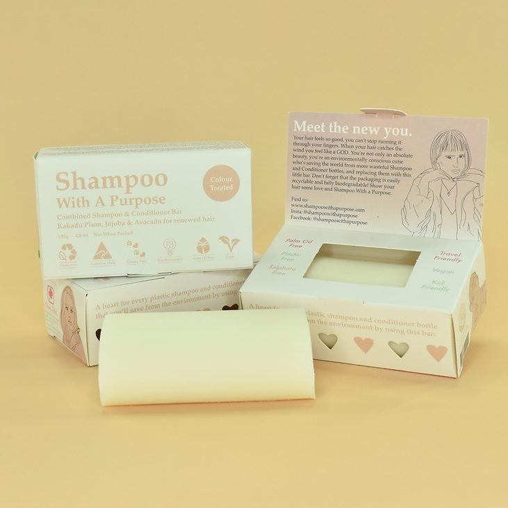 Shampoo with a Purpose Shampoo & Conditioner Bar (Colour Treated)