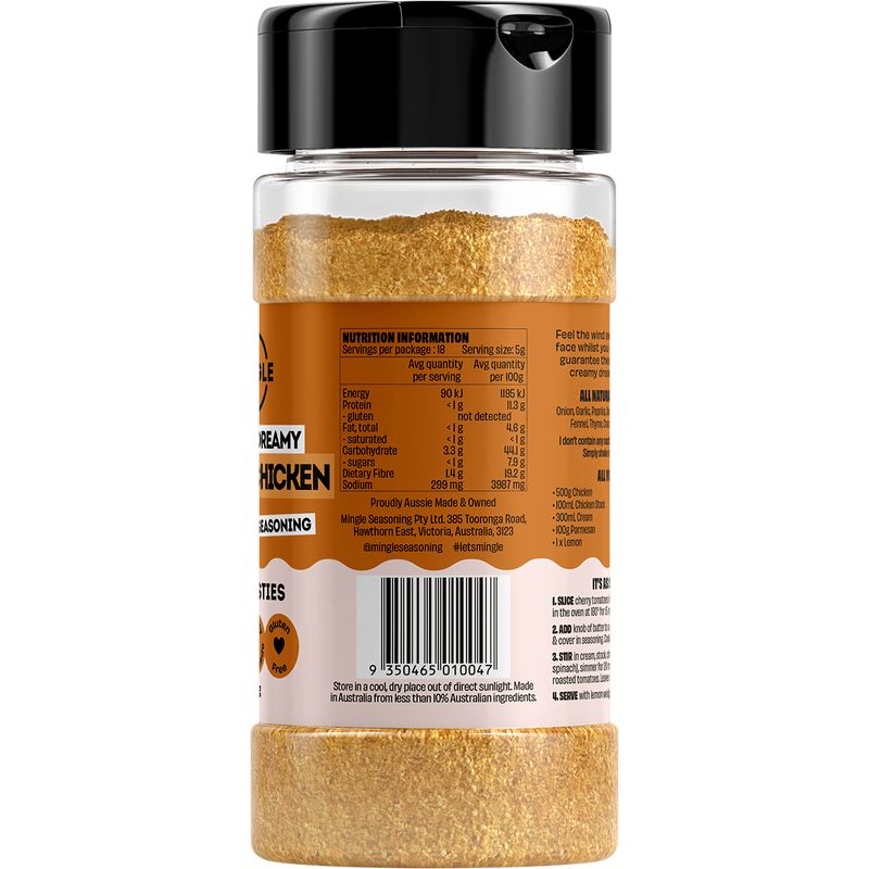 Mingle Tuscan Chicken All Natural Seasoning