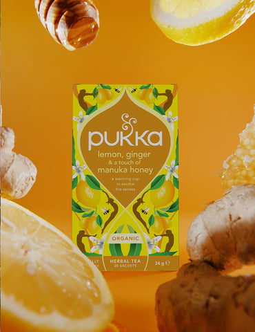 Pukka Lemon Ginger & Manuka Pukka Lemon Ginger & Manuka