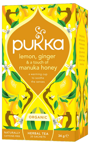 Pukka Lemon Ginger & Manuka Pukka Lemon Ginger & Manuka