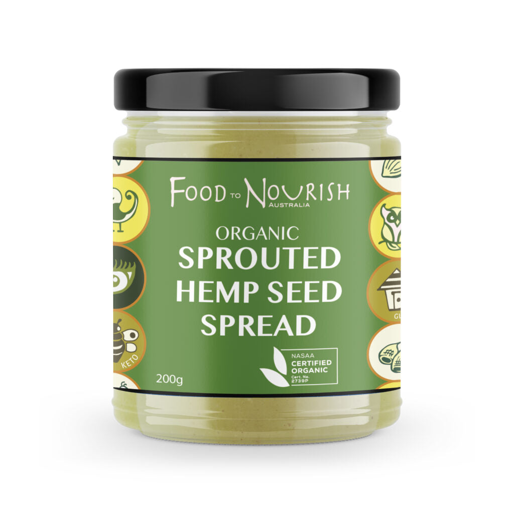 Food to Nourish Sprouted Hemp Seed Spread