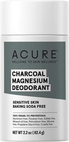 Acure Deodorant Stick Baking Soda Free Charcoal Magnesium Acure Deodorant Stick Baking Soda Free Charcoal Magnesium
