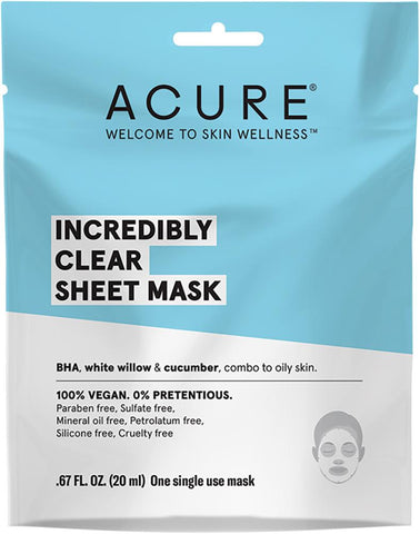 Acure Incredibly Clear Sheet Mask Acure Incredibly Clear Sheet Mask