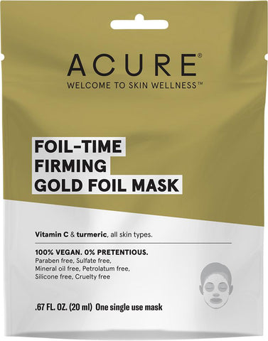 Acure Foil-Time Firming Gold Foil Mask Acure Foil-Time Firming Gold Foil Mask