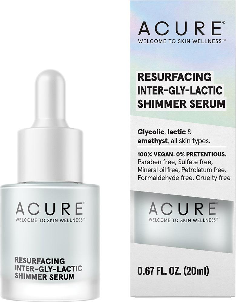 Acure Resurfacing Inter-Gly-Lactic Shimmer Serum