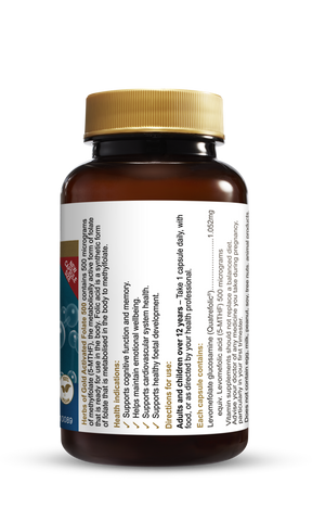 Herbs of Gold - Activated Folate 500 Herbs of Gold - Activated Folate 500