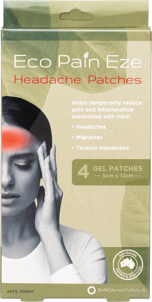 Byron Naturals Eco Pain Headache Gel Patches