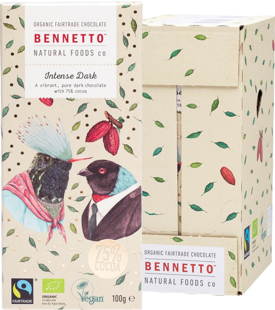 Bennetto Organic Dark Chocolate Intense Dark