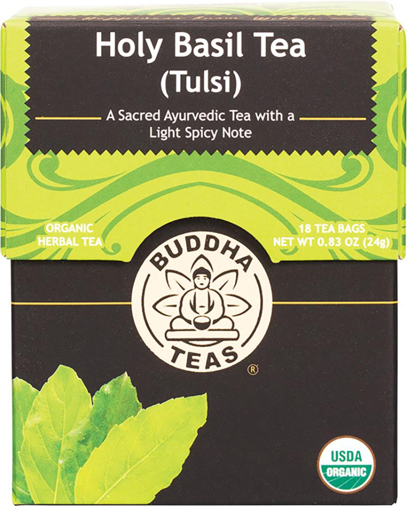 Buddha Teas Organic Herbal Tea Bags Holy Basil Tea (Tulsi)